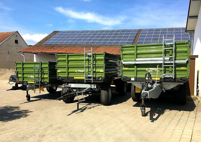 Fliegl TDK 140 Fox Tandemkipper Kipper Anhänger Traktor 2 Achser