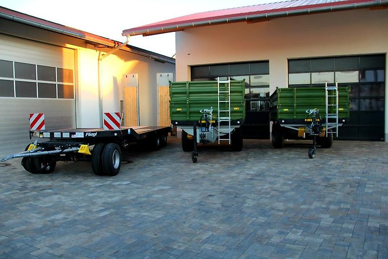 Fliegl TDK 140 Fox Tandemkipper Kipper Anhänger Traktor 2 Achser