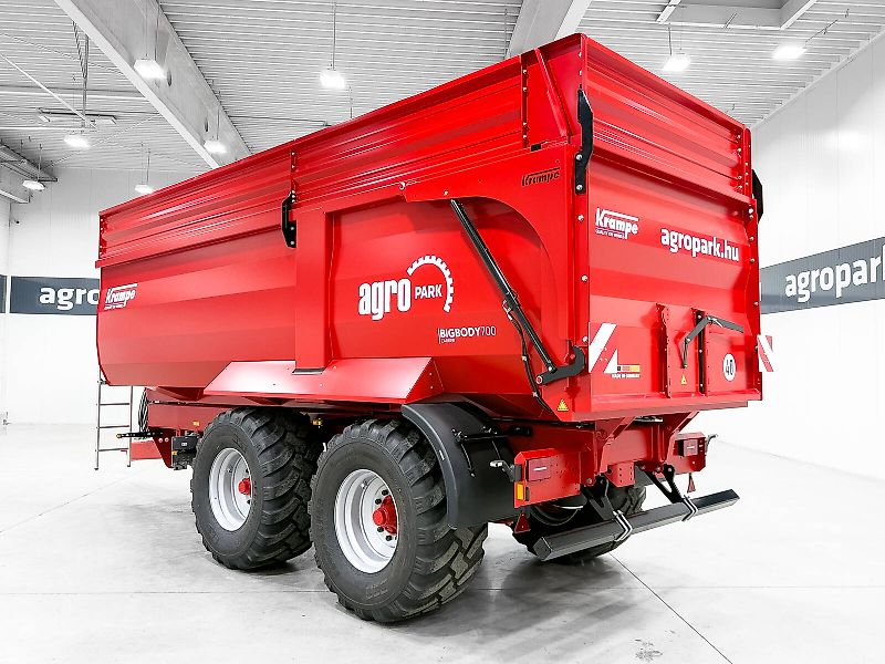 Krampe Big Body 700 Carrier (BB 700) 22 tons capacity, 32,8 m3, 60 cm extension, Made in Germany, premium trailer