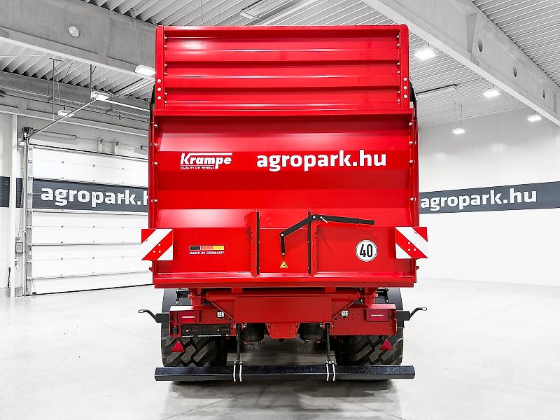 Krampe Big Body 900 (BB 900) 28 tons capacity, 46,1 m3, 3 axles, 80 cm extension, Made in Germany, premium trailer