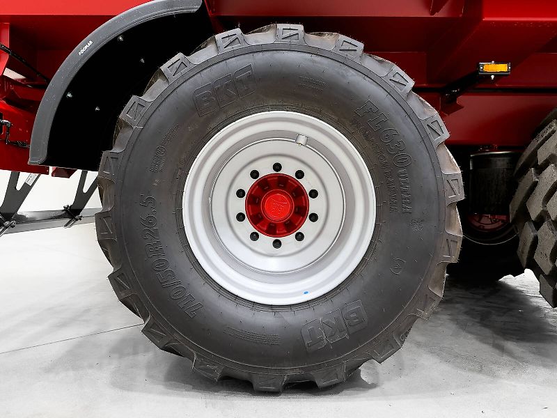 Krampe Big Body 900 (BB 900) 28 tons capacity, 46,1 m3, 3 axles, 80 cm extension, Made in Germany, premium trailer