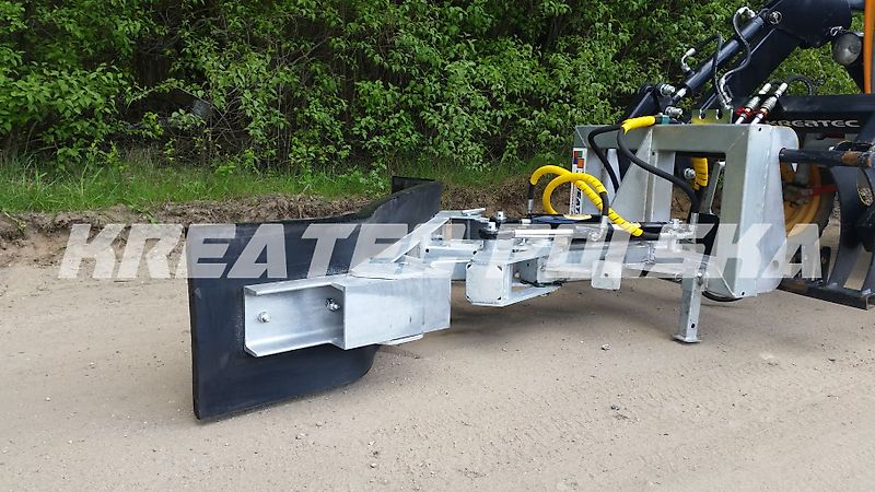 KREATEC Gummischieber/Schmutzschieber/Gülleschieber hydr. verzinkt