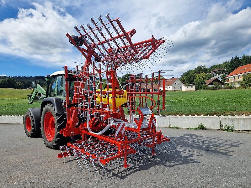 JAR-MET 9m Wiesenstriegel Striegel APV Pneumatisches Nachsaatgerät