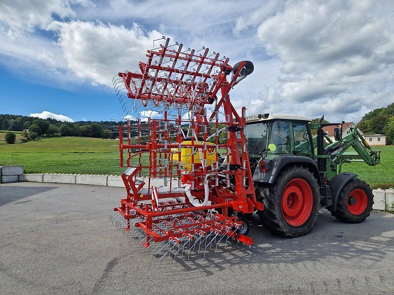 JAR-MET 9m Wiesenstriegel Striegel APV Pneumatisches Nachsaatgerät