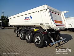 Schmitz Semitrailer Tipper Steel half pipe body 27m³