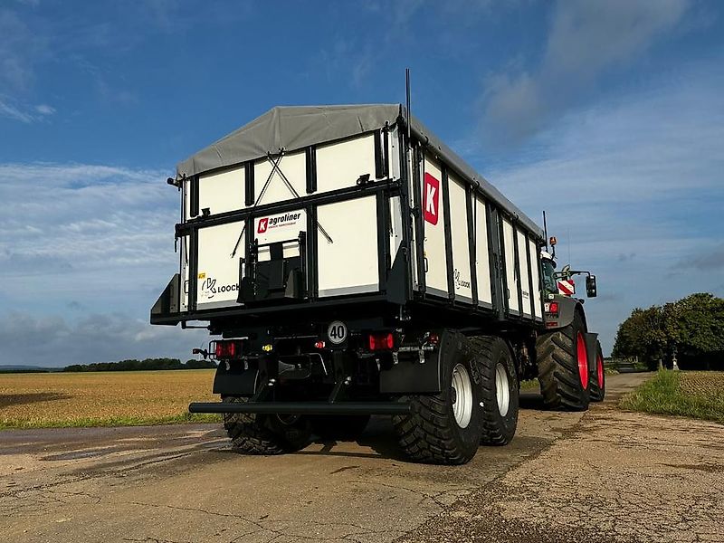 Kröger Agroliner Zentralachs-Dreiseitenkippanhänger TKD302 20 To.