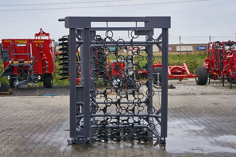 Top-Agro HaevyDuty AKTIONSPREIS Sehr ROBUSTE Wiesenegge 3m 4 Reihig Mech. Klappbar NEU