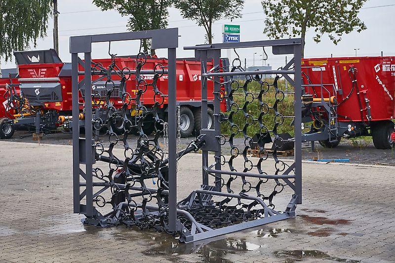 Top-Agro HaevyDuty AKTIONSPREIS Sehr ROBUSTE Wiesenegge 3m 4 Reihig Mech. Klappbar NEU