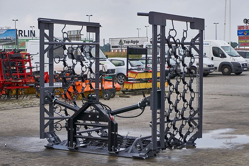 Top-Agro HaevyDuty AKTIONSPREIS Sehr ROBUSTE Wiesenegge 3m 4 Reihig Mech. Klappbar NEU