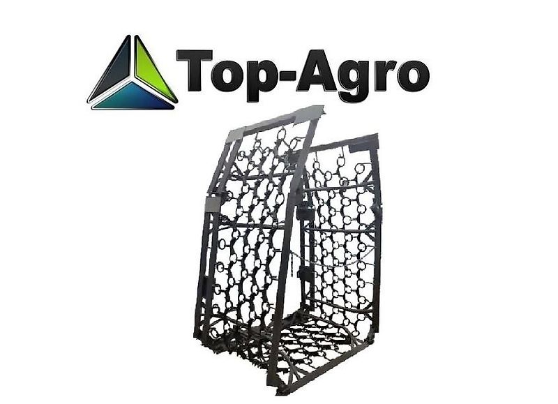 Top-Agro HaevyDuty AKTIONSPREIS Sehr ROBUSTE Wiesenegge 3m 4 Reihig Mech. Klappbar NEU