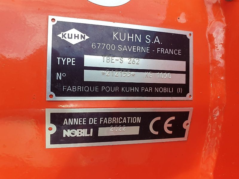 Kuhn TBES 262 **NEUE SCHLEGEL, WELLE NEU GEWUCHTET**