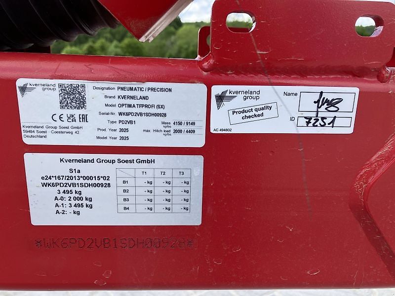 Kverneland OPTIMA TF PROFI