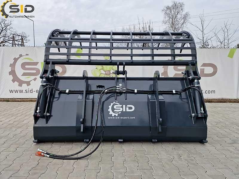 SID Krokodilschaufel Greifschaufel gebrannte Zinken 1,8M 1,37 m3