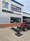 Bressel und Lade Gummischiebeschild 2400mm hydraulisch schwenkbar EURO Aufnahme