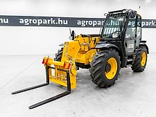 JCB 535-95 telehandler, Joystick, Powershift, air con, Q-FIT with pallet forks