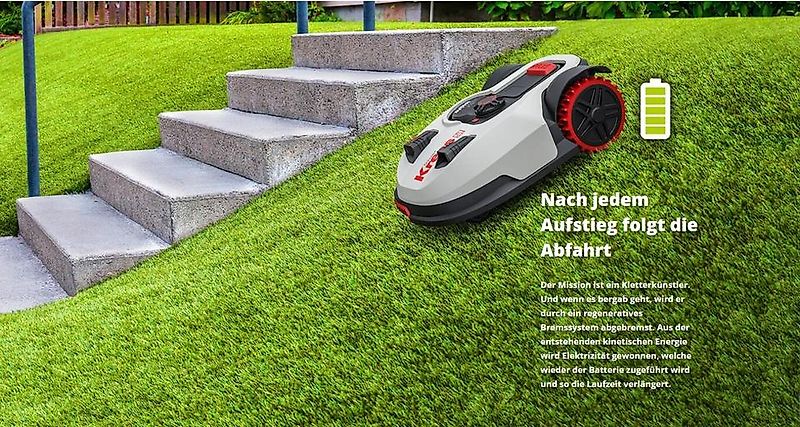 70% Nachlaß KRESS Mähroboter SSV Rasenmäher NEU Sonder Rabatt