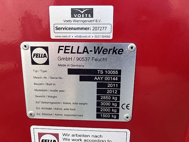 Fella TS 10055 DUBBELE HARK