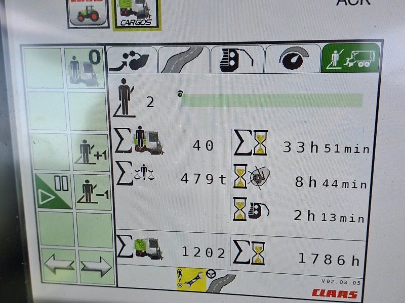 Claas Cargos 8500 Tridem