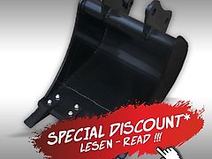 Jansen Schaufel 400 mm für Heckbagger Jansen BHM / BHSM, Anbaubagger