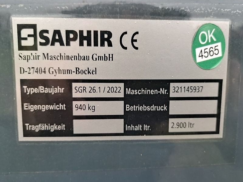 Merlo SAPHIR - Schwergutschaufel SGR 26.1 / ZM3 VLS