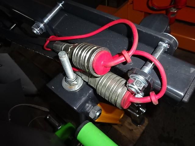 TALEX Frontmähwerk 1,35 Meter Rota Hydro - mit Hydraulischen Antrieb Anbau an Euro SW Rahmen - Auch für Anbau an Radlader