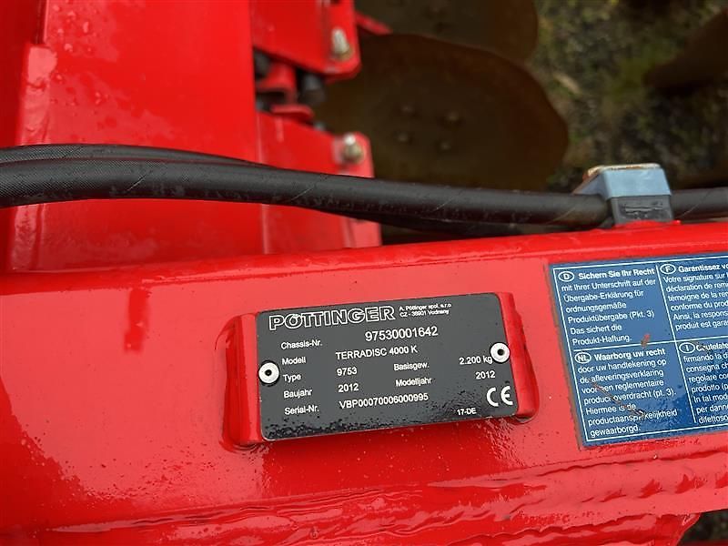 Pöttinger Terradisc 4000 K