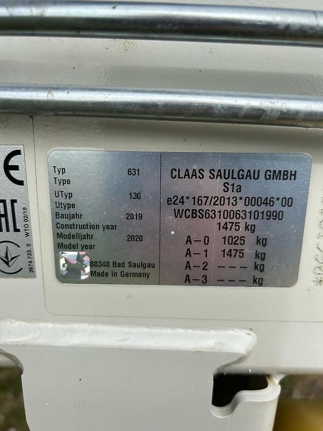 Claas Volto 1300T Tedder