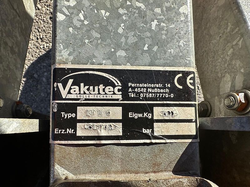 Vakutec Güllemixer TMH Profi 6M