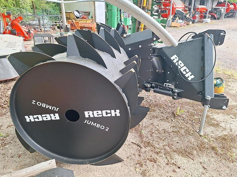 Reck Jumbo 2 Siloverteiler Silageverteiler Silowalze Frontanbau
