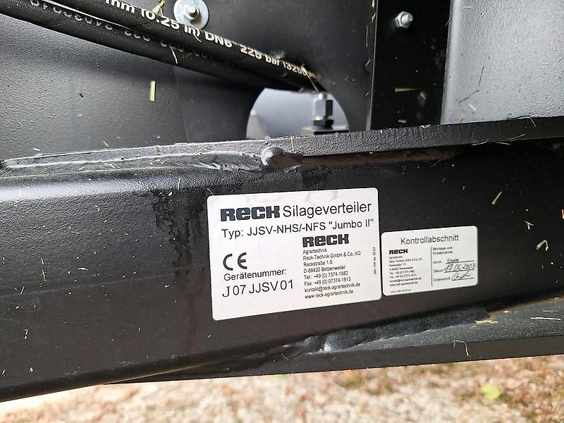 Reck Jumbo 2 Siloverteiler Silageverteiler Silowalze Frontanbau