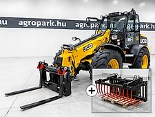 JCB TM310S Agri telehandler, with muck grab and with 5,2m lifting