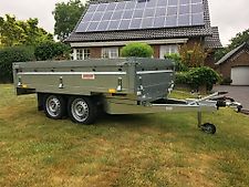 Hochlader 2- Achs 1300 kg Neptun Nordica Maße 263x145x40cm