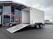 Kofferanhänger 2700 kg Rampe Stema Koffer 305 x 157x184cm Ladem.