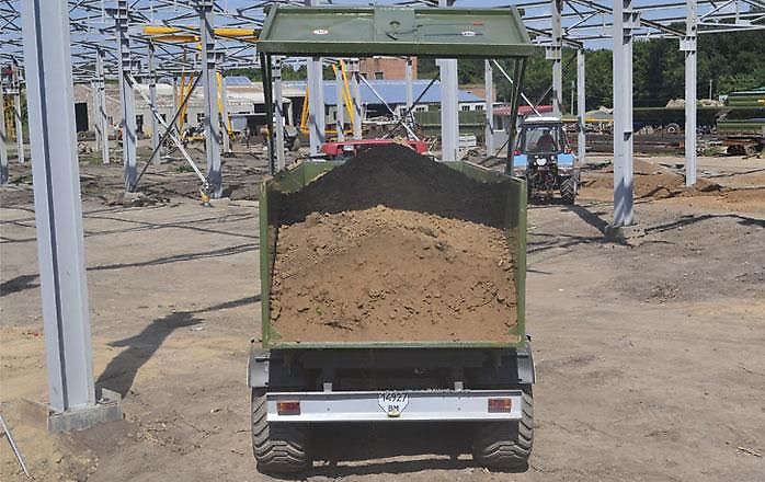 Kobzarenko Muldenkipper TSP-16 *NEU* (17,2 m³) mit Aufsatzbordwände (23 m³)