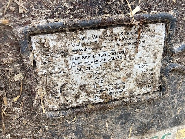 Hekamp pelikaanbak 250 merlo aans