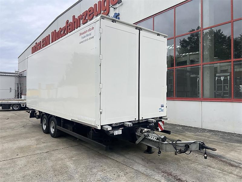 Möslein TK0105D-L Weiß Tandem Koffer, Ladebordwand + Durc