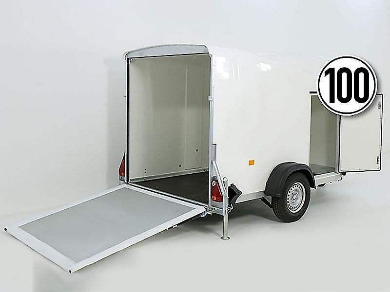 Debon Kofferanhänger Cargo 1300 Vollpoly 150x290cm H:160cm|Tür|we