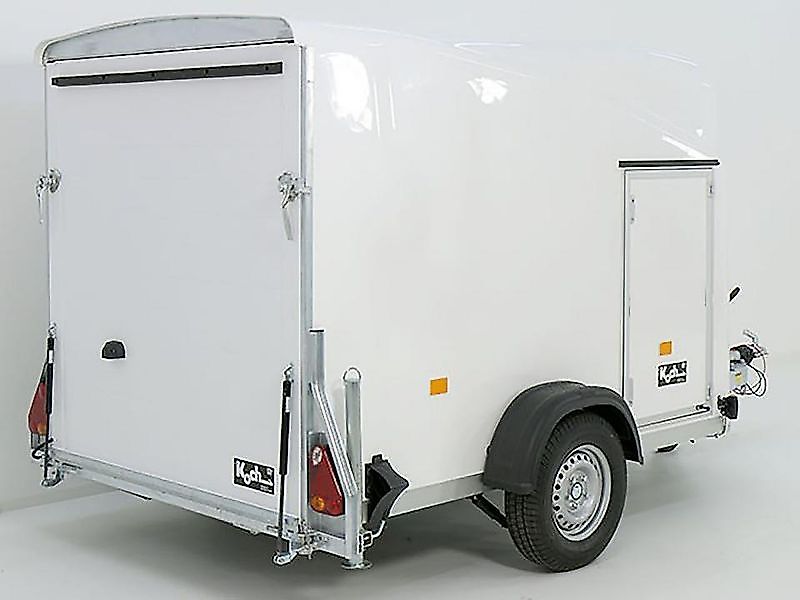 Debon Kofferanhänger Cargo 1300 Vollpoly 150x290cm H:160cm|Tür|we