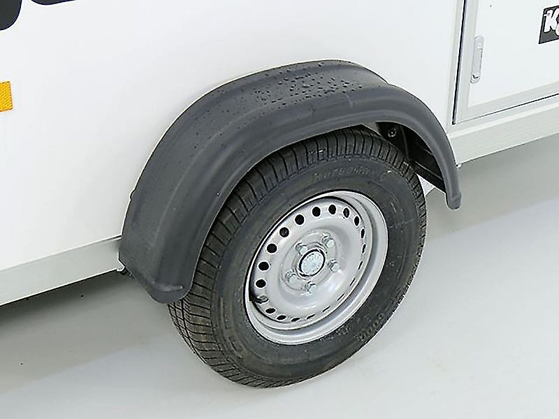 Debon Kofferanhänger Cargo 1300 Vollpoly 150x290cm H:160cm|Tür|we