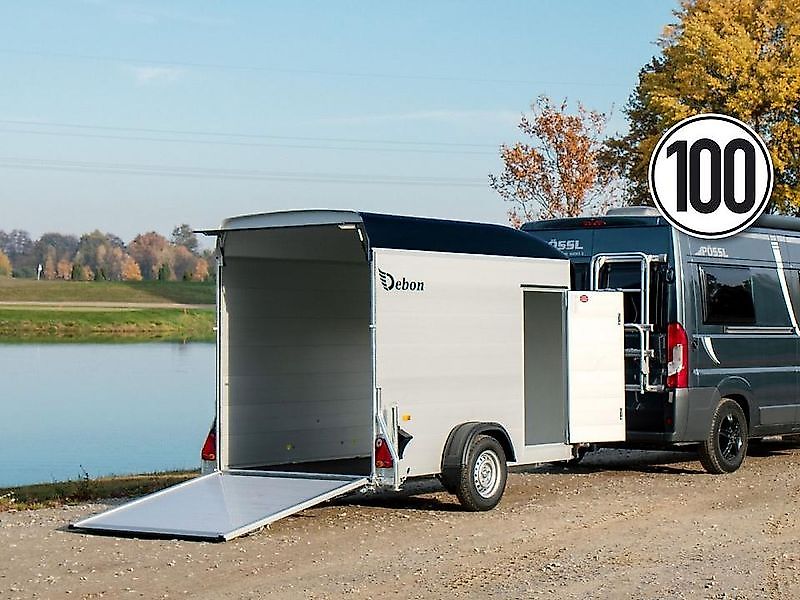 Debon Kofferanhänger C300 148x295cm H:190cm 1,3t|Alu|Polybug|Tür|