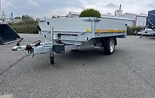 Kipper 1500 kg Heckkipper Kippanhänger Anhänger Handpumpe Eduard