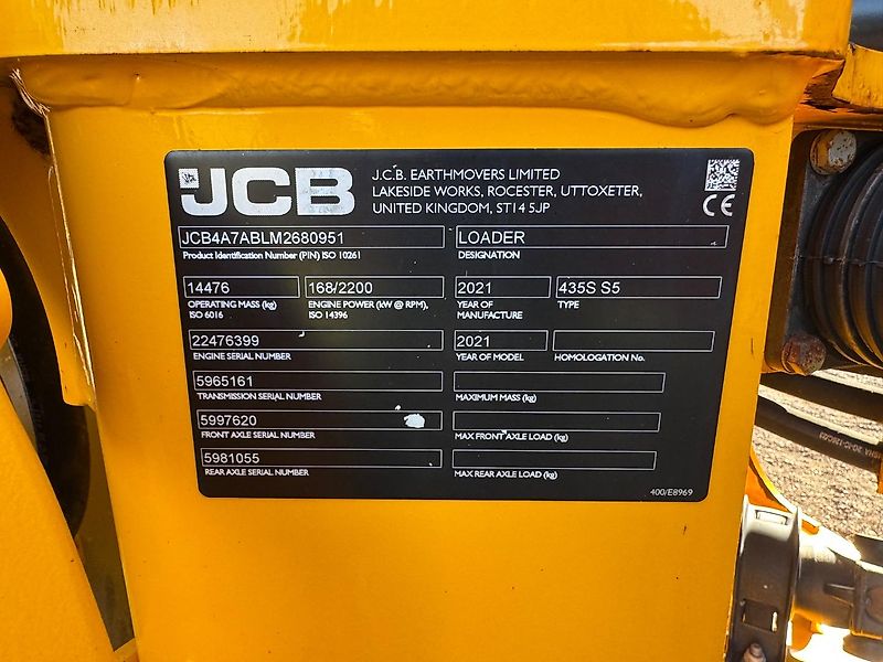 JCB 435s Loading Shovel Stage 5